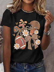 T-shirt décontracté Gameday pour femmes Football Fans