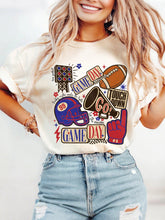 T-shirt décontracté Gameday pour femmes Football Fans