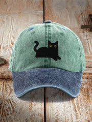 Chapeaux unisexes chat noir