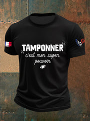 T-shirt manches courtes Tamponner C'est Mon Super Pouvoir Homme