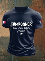 T-shirt manches courtes Tamponner C'est Mon Super Pouvoir Homme