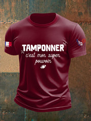 T-shirt manches courtes Tamponner C'est Mon Super Pouvoir Homme