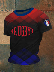 T-shirt Rugby Manches Courtes Homme