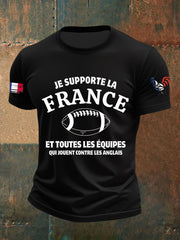 T-shirt à manches courtes Je Supporte La France Homme