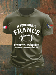 T-shirt à manches courtes Je Supporte La France Homme
