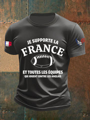 T-shirt à manches courtes Je Supporte La France Homme