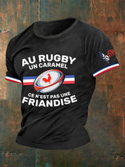 T-shirt à manches courtes Je Peux Pas J'ai Rugby Homme