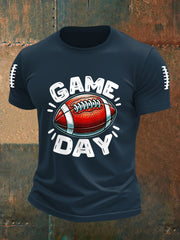 T-shirt décontracté pour hommes Football Gameday Football Fans