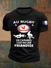 T-shirt à manches courtes Je Peux Pas J'ai Rugby Homme