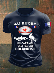 T-shirt à manches courtes Je Peux Pas J'ai Rugby Homme