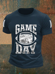 T-shirt décontracté pour hommes Football Gameday Football Fans
