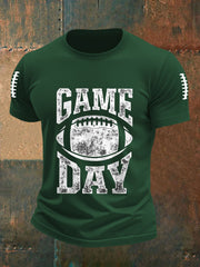 T-shirt décontracté pour hommes Football Gameday Football Fans