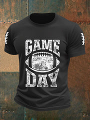 T-shirt décontracté pour hommes Football Gameday Football Fans