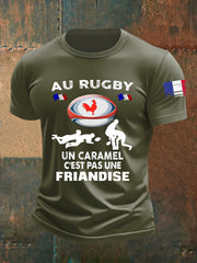T-shirt à manches courtes Je Peux Pas J'ai Rugby Homme