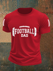 T-shirt décontracté pour hommes Football Dad Gameday Football Fans
