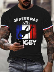 T-shirt à manches courtes Je Peux Pas J'ai Rugby Homme