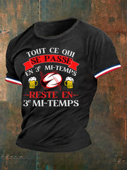 T-shirt Rugby Mi Temps Sleeves Homme