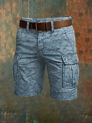 Hommes de vacances rétro Business Art Print Casual Shorts