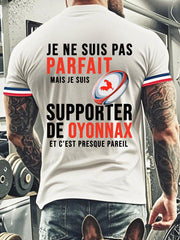T-shirt à manches courtes Je Ne Suis Pas Parfait Mais Je Suis pour homme