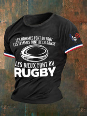 T-shirt à manches courtes Les Dieux Font Du Rugby Homme