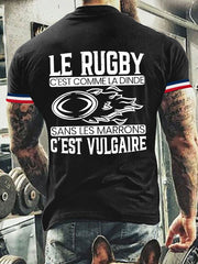 T-shirt à manches courtes Le Rugby C'est Comme La Dinde Homme