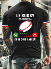 T-shirt manches courtes Le Rugby M'appelle Homme