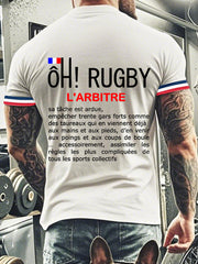 T-shirt Rugby Manches Courtes Homme