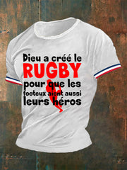 T-shirt Rugby Manches Courtes Homme
