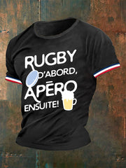 T-shirt à manches courtes Rugby Et Apéro Homme