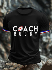 T-shirt à manches courtes Coach Rugby Homme