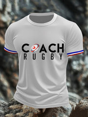 T-shirt à manches courtes Coach Rugby Homme