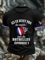 T-shirt à manches courtes Ici Ce N'est Pas Des Matchs Homme
