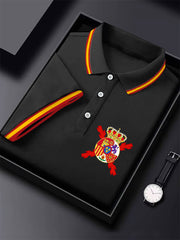 Tops décontractés imprimés Tercios Croix de Bourgogne d'Espagne pour hommes