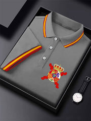 Tops décontractés imprimés Tercios Croix de Bourgogne d'Espagne pour hommes