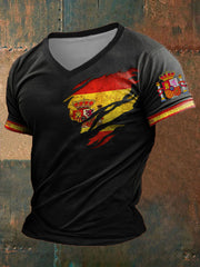 T-Shirt Imprimé Espagne Homme