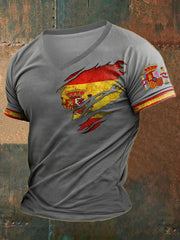 T-Shirt Imprimé Espagne Homme