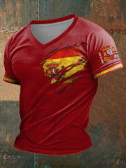 T-Shirt Imprimé Espagne Homme