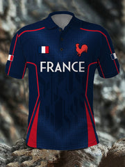 Chemise à manches courtes France Rugby Homme