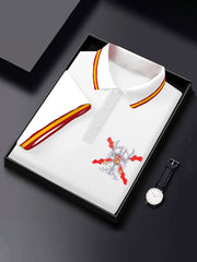 Hommes Espagne Patrotic Croix de Bourgogne Tercios Imprimé Casual Tops