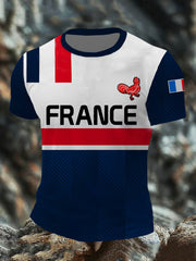 Chemise à manches courtes France Rugby Homme