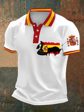 Hauts décontractés imprimés espagnols pour hommes