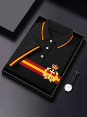 Tops décontractés imprimés Tercios Croix de Bourgogne d'Espagne pour hommes