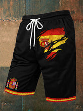 Shorts imprimés Espagne pour hommes