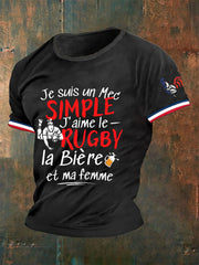 T-shirt à manches courtes France Rugby Homme