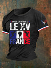 T-shirt manches courtes France Rugby Homme