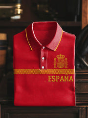 Hauts décontractés imprimés espagnols pour hommes