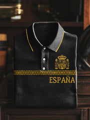 Hauts décontractés imprimés espagnols pour hommes