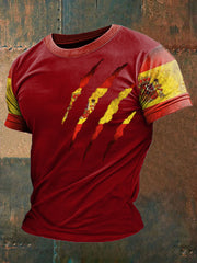 T-shirt imprimé de l'Espagne des hommes