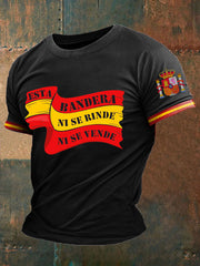 T-shirt imprimé Spain Patrotic Homme