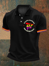 Hauts décontractés imprimés espagnols pour hommes